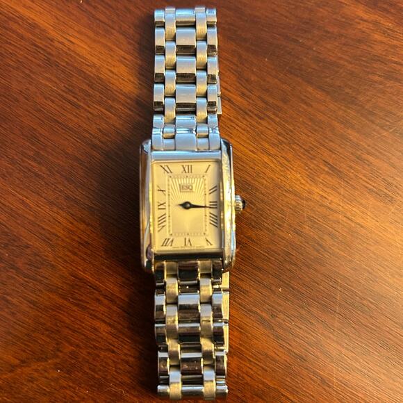 ESQ by Movado Filmore Watch | Stainless Steel, Silver Rectangle